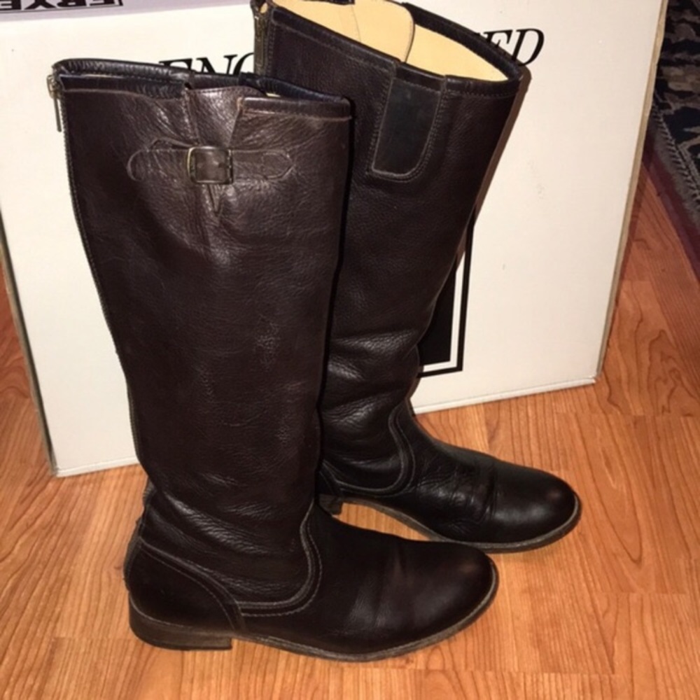 FRYE Pippa back zip- Black